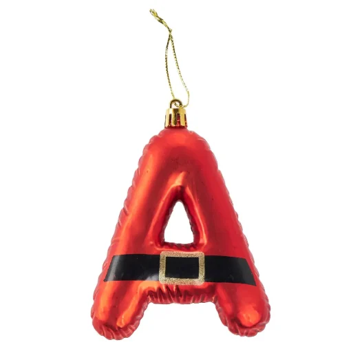 Anhänger Buchstabe, A/rot, 10 Cm