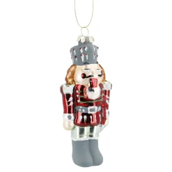 Anhänger Fancy, Bunt, Nussknacker/rot, 14 Cm