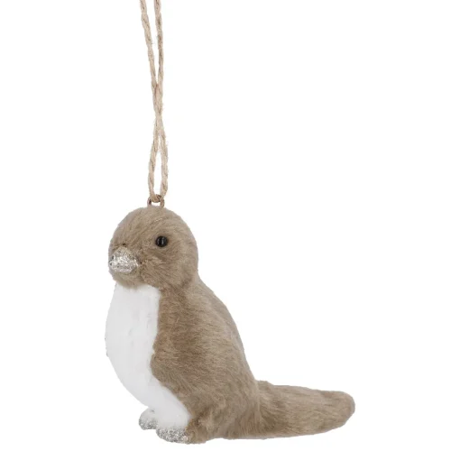 Anhänger Vogel, Dunkelbraun/rechts, 8.5 Cm