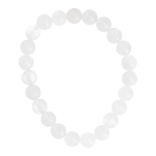 Armband Edelstein-Energie, Rockquarz/weiß
