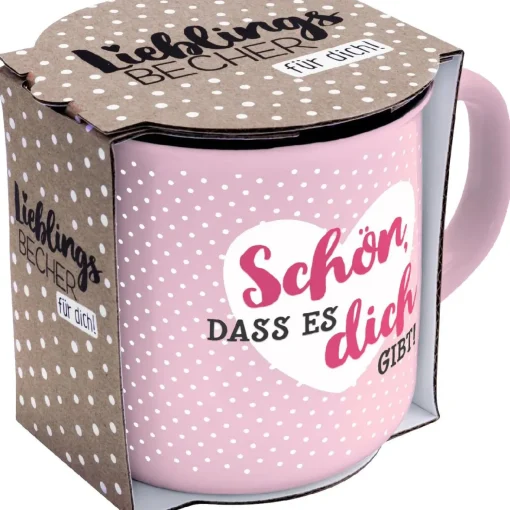 Becher Emaille-Optik, Schön, 350 Ml