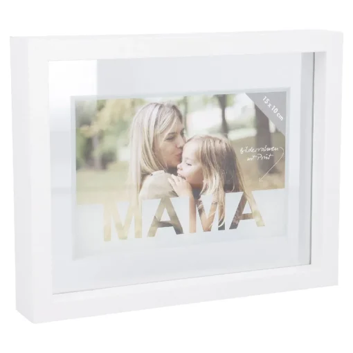 Bilderrahmen Mit Print, Mama, 15 X 10 Cm
