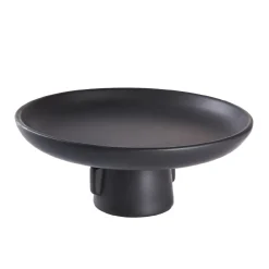 Deko-Schale Auf Fuß, Schwarz, 20 Cm