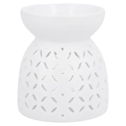 Duftlampe Motiv, Kreuze/weiß, 9.5 Cm