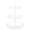 Etagere 3 Körbe, Weiß, 47 Cm
