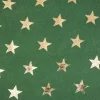 Geschenkpapier Stern, Grün/gold, 2 M