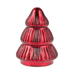 Glas-Tanne Antik, Rot, 8.5 X 11 Cm