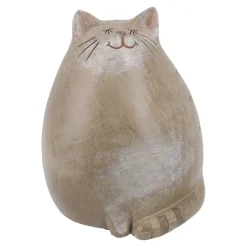 Katze, Bauchig/Augen Zu, 15.5 Cm