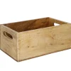Kiste Mit Griff, Mangoholz, 26 X 16 Cm