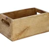 Kiste Mit Griff, Mangoholz, 21 X 12 Cm