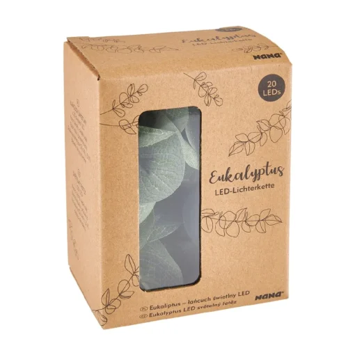 LED-Lichterkette Eukalyptus, 20er