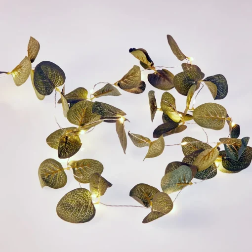 LED-Lichterkette Eukalyptus, 20er