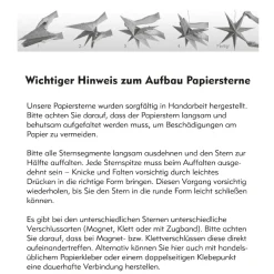 Papierstern, 60 Cm, Weiß Mit Stanzung