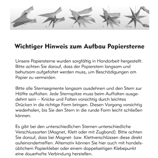 Papierstern, 60 Cm, Weiß Mit Stanzung