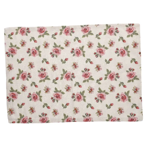 Platzset Rosen, Natur, 33 X 46 Cm
