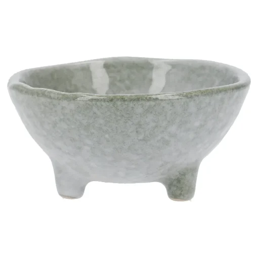 Schale Mit Fuß Dina, Grün, 9 Cm