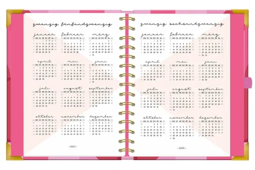 Terminplaner Premium 2025, Pink