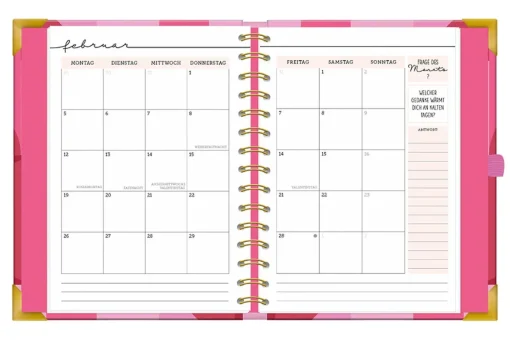 Terminplaner Premium 2025, Pink