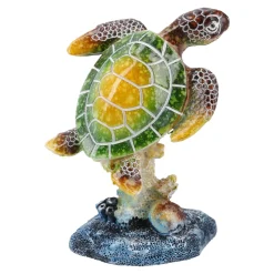 Tier See, Schildkröte/grün, Glänzend, 6 X 8 Cm