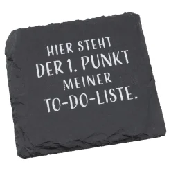 Untersetzer Schiefer, To Do Liste, 9.5 Cm